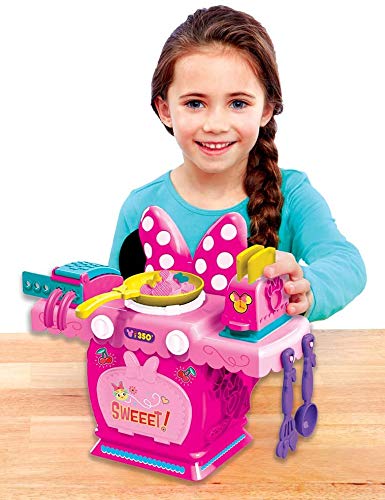 Disney Minnie Mouse Deluxe Kitchen Clay Play Set for Kids and Girls [Parallel Import]