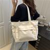Canvas Bag For Women, Large Capacity, Versatile, Casual Shoulder Bag, Nylon Bag, Class Commuting Tote Bag