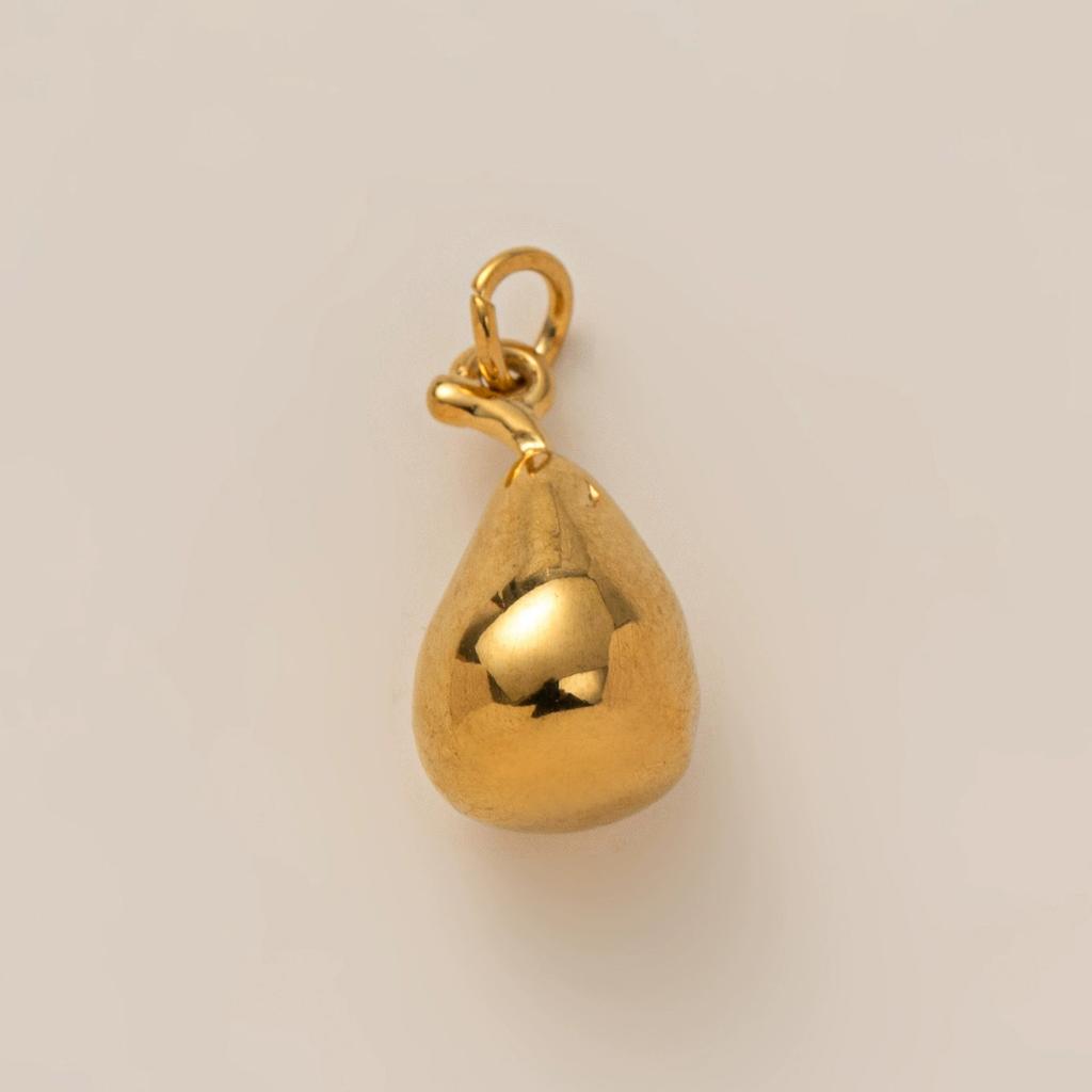 Y2K Cute Fruit Strawberries Cherries Avocados Lemons Charm For Women Stainless Steel Gold Color Pendant DIY Making Accessories