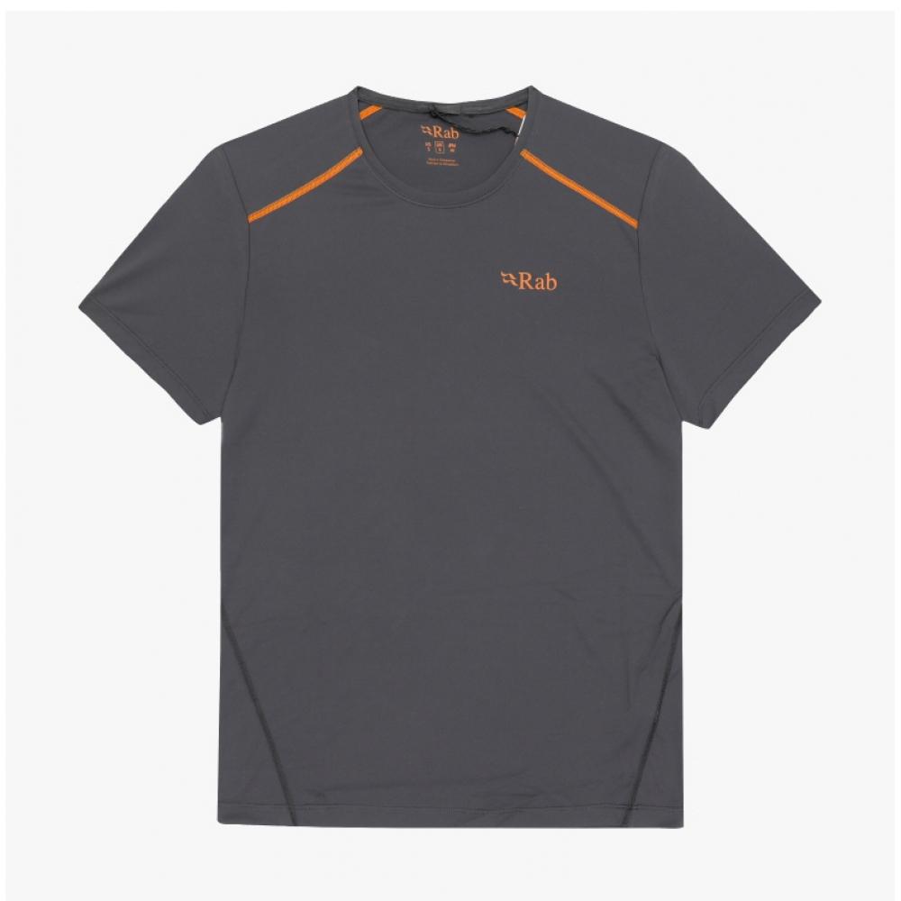 Rab Men S ShorT Sleeve T ShirT Graphene Qbl 05