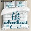 Adventure Duvet Cover Set Wilderness Themed Duvet Cover Set Bedclothes Double Queen King Size Polyester Bedding Set Pillowcase