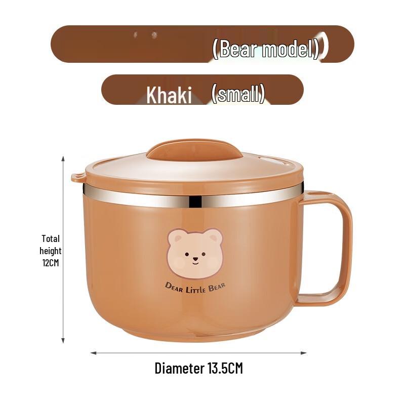 Portable Double-Layer Stainless Steel Lunch Box