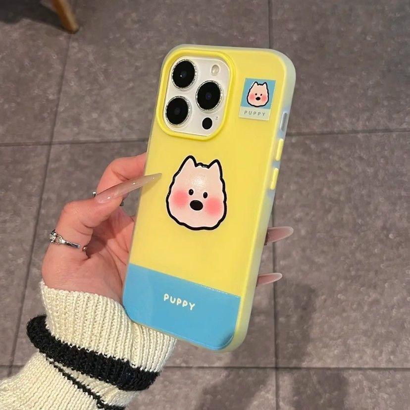 Skin Sensing Jelly Shell Two In One Suitable for Apple 16pro Mobile Phone Case IPhone 15 Protective Cover West Highland Puppy