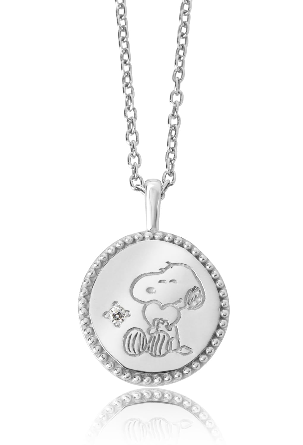 

Limited Plush Toy Case Set Snoopy Coin Medal Plate Necklace Pendant Silver 925 PEANUTS Official Official Goods [Shinjuku Ginnokura] &