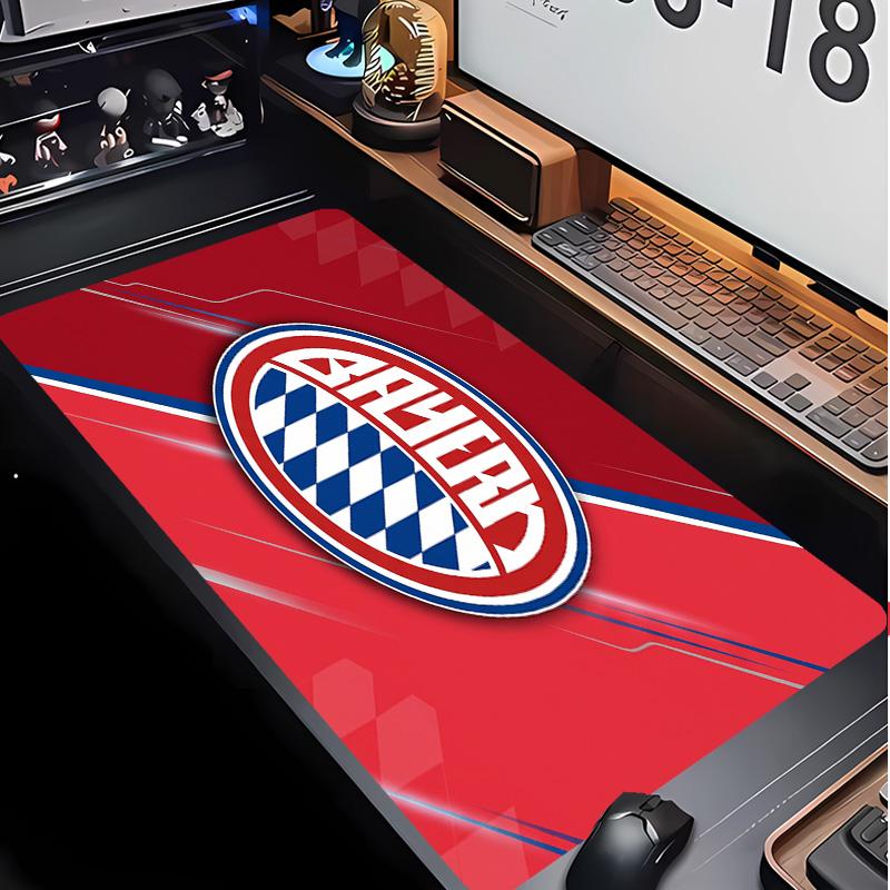 Tappetino per Mouse con Motivo Calcio Bayern Monaco No?Tappetino Mouse da Gioco Antiscivolo con Base in Gomma per Scrivania Ufficio Casa