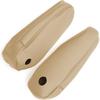 FZJDSD 2 Pcs Beige Leather Seat Armrest Cover Compatible With Lexus RX300 RX330 RX350 2003 2004 2005 2006 2007 2008 2009 With Zippered Design
