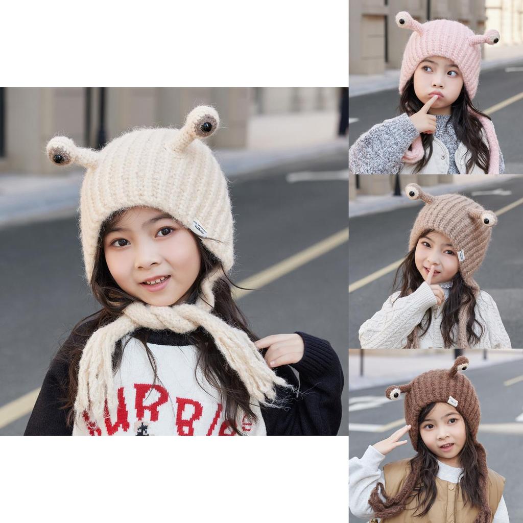 Childrens Knitted Hat For Winter With Warmth And Windproof Protection For Kids Outdoor Play