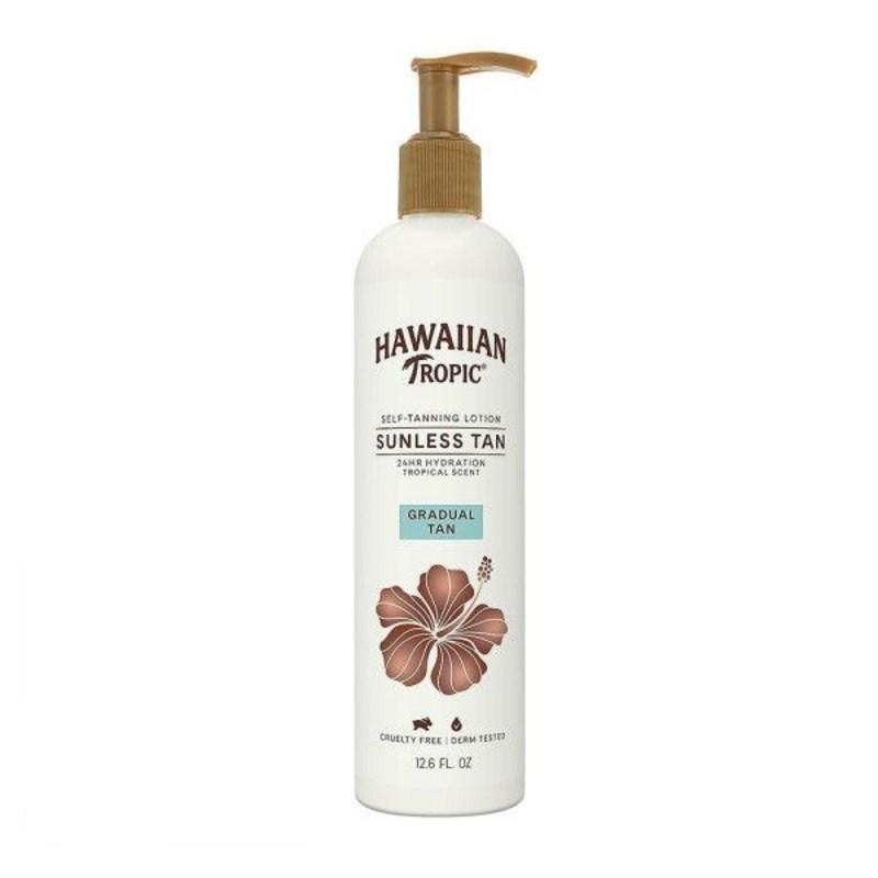 Hawaiian Tropical Sunless Tan Self-Tanning Milk Lotion 375ml, 1 pcs