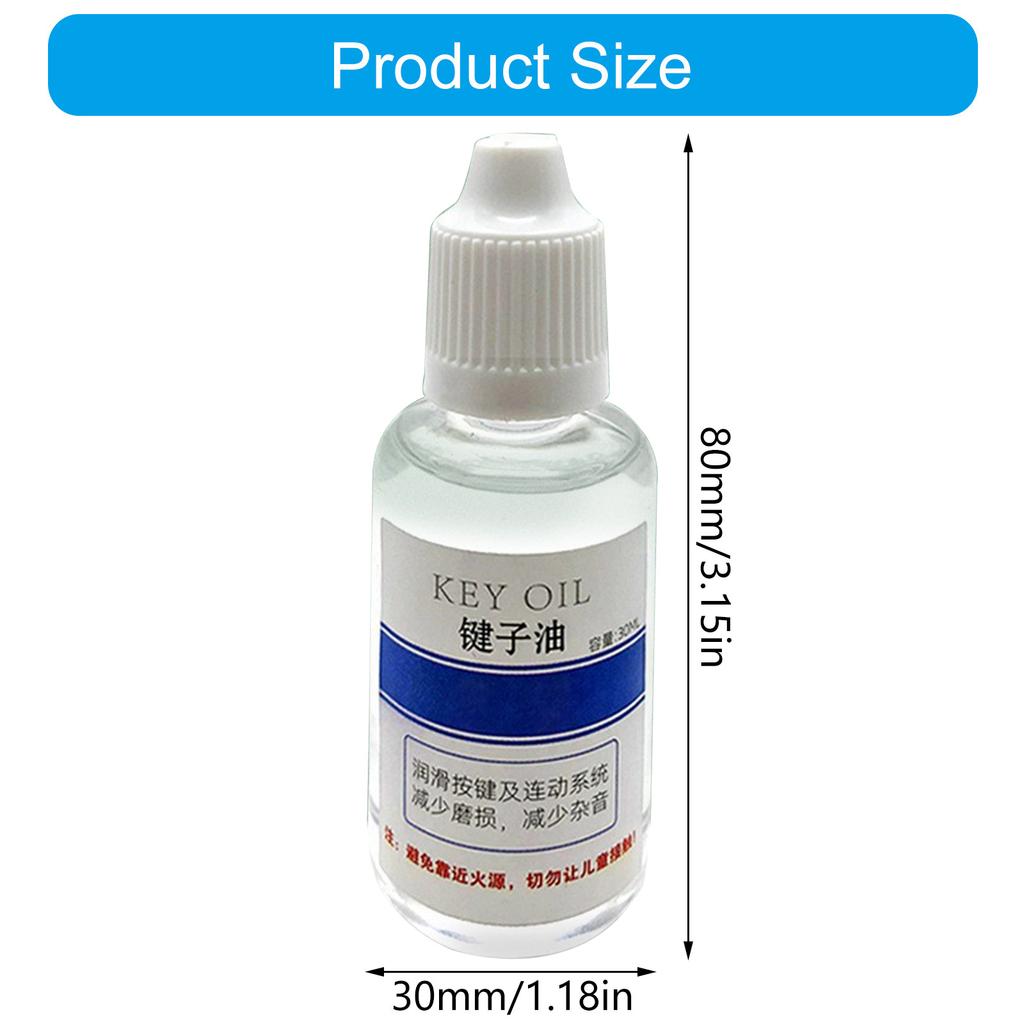 Brass Instruments Valve Slide Key Oil 30ml Piston Valve Lubricating Oil Saxophone Valve Key Oil Instrument Care Tool