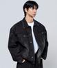 Physical Garments P2603 Washed Black Oversized Denim Jacket [Dark Denim]