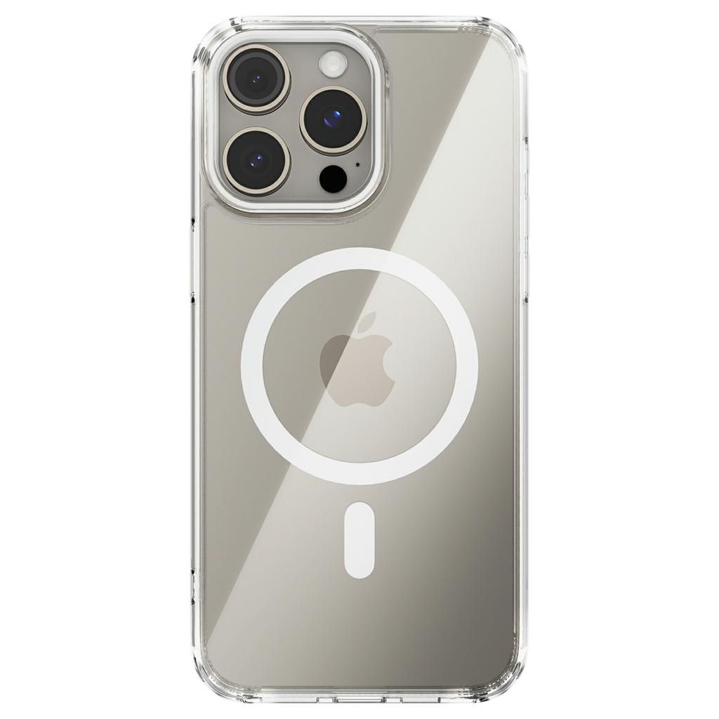 For iPhone 13 Pro Case Compatible with MagSafe Anti Scratch Clear TPU PC Phone Back Cover