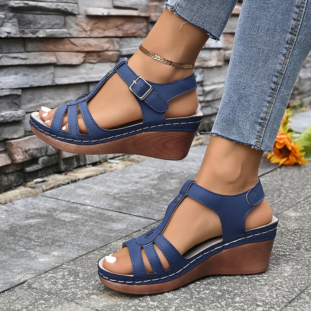Summer Women Wedge Sandals  New Platform Sandals Trend Orthopedic Shoes Retro Casual Comfort Peeping Toes Shoes Women