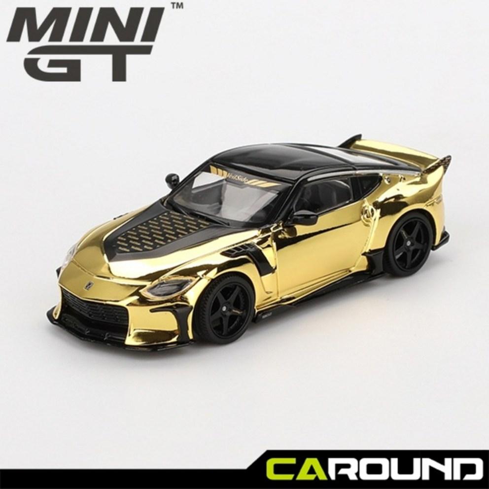Mini GT 1:64 Nissan Z VeilSide FFZ400 - Gold Chrome Diecast Model (985)