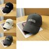 Simple Solid Color Letter Embroidery Women Summer Casual Sunshade Baseball Cap For Casual Outdoors