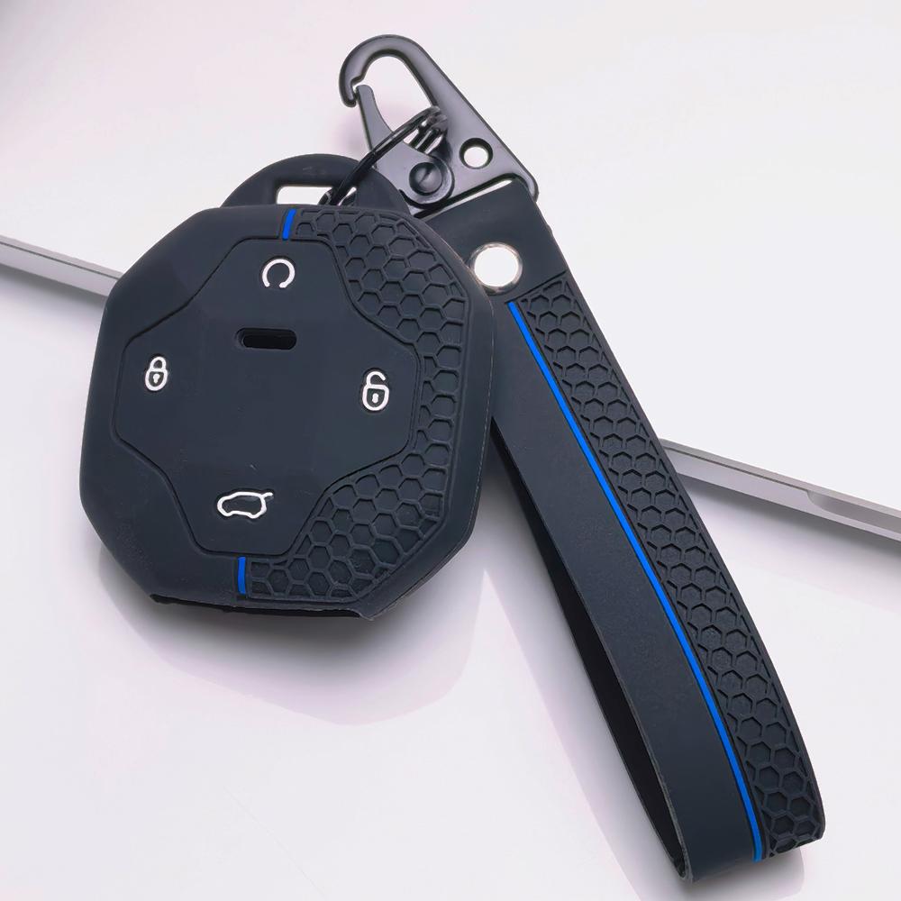 Portachiavi Copri Telecomando per Jetour Shanhai T2 L9 T3 Traveler Dashing Superficie Antigraffio Struttura Antiurto Texture Morbida al Tatto Design Facile da Installare
