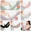 Ice Silk Ice Silk Sleeve Polyester Fibre Arm Sleeves Fashion Arm Sleeves Cover  Summer