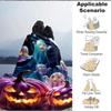 1pc Halloween Ghosts Blanket Lightweight Flannel Blanket Throw Blanket For Sofa, Bed, Travel, Camping, Livingroom, Couch, Chair, And Bed yy2509026224