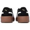 Puma Suede Platform Comfortable Low-Top Sneakers Women sneakers Black White Brown 395225-04