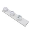 Under Cabinet Power Strip with USB Port 40cm Electrical Stainless Steel Aluminum Alloy Power Strip Track System for