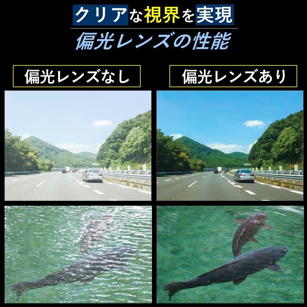 [MERRY PLEASURE] Photochromic Sunglasses, Polarized Sunglasses, Fishing, Sports, Driving, Fashion Glasses, Men's & Women's, Boston Style, Round,