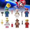 Colorful Mario Brothers Action Figures Abs Plastic Building Blocks Set