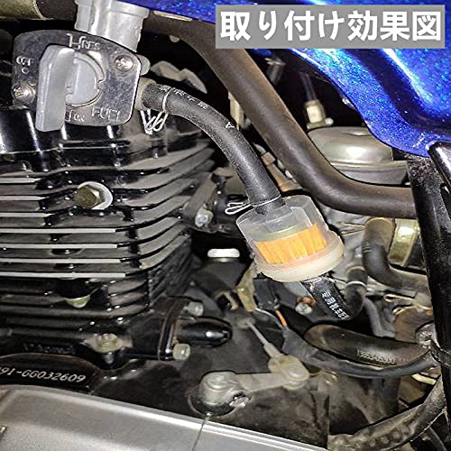 YFFSFDC Fuel Filter Gasoline Filter Cleaner Gasoline Pipe Hose Line with Magnet Rust Catch Motorcycle Automobile Supplies