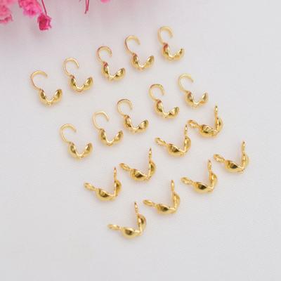 10 Stück 14k Gold Schnittstelle Doppeltaschenverschluss, Armband, Halskettenende, Binauraler Taschenlinienverschluss DIY Handgefertigte Schmuckaccessoires