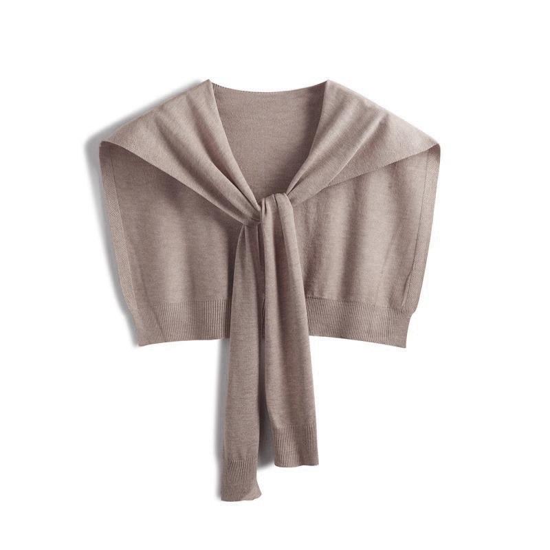 Women's Knit Shawl: Spring/Summer, Air-Conditioned Room Outerwear, Shoulder and Neck Cover, Versatile Design, Widened Scarf Shawl.