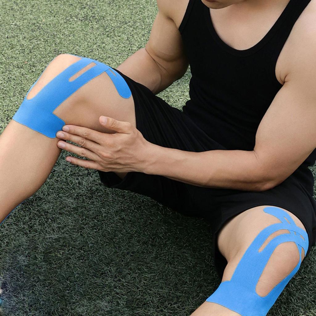 3Pcs Kinesiology Tape Elastic Athletic Tape Water Resistant Breathable Comfortable Support Muscle Tape Fitness Knee Tap