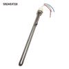 SNDHEATER 220V 1.5KW Electric Water Heating Element for Solar Tank G1" 32MM Thread with Temperature Control 37CM 3 Wire with Cap