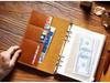 A5 Retro Genuine Leather Password Notebook: European-Style Business Diary with Multifunctional Loose-Leaf Design