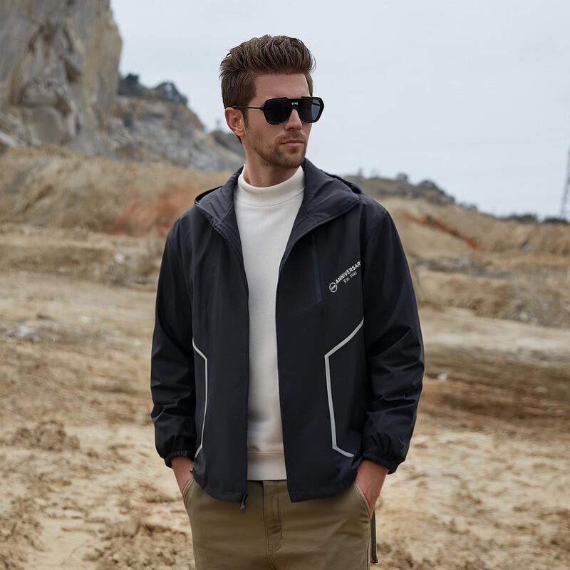 JEEP Men s Casual Hooded Jacket 2XL