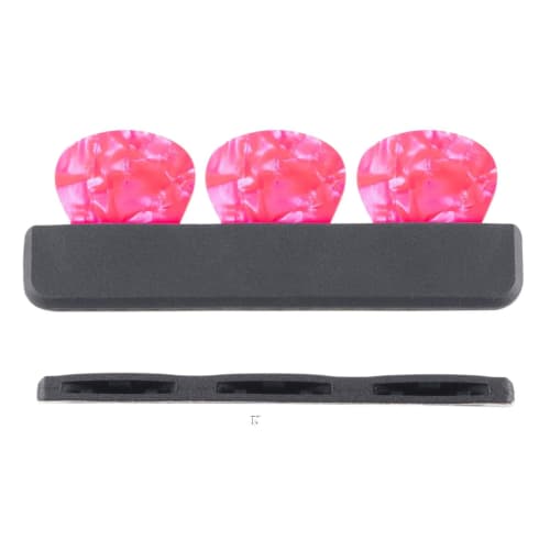Fogukier Guitar Pick Holder Plectrum Case | Pick Storage Container, Easy to Apply, for Acoustic Electric Guitar, Bass, and Ukulele, Single Attribute,