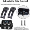 Base Mounting Bracket LED Light Bar Universal Slide Mounting Brackets 2PCS Adjustable Side Bracket Kit For Most Straight Lights Bar Work Lights Pod