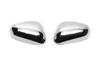 Covers for Mirrors (2000-2010, 2 Pieces, Stainless Steel) OmsaLine - ABS Plastic for Seat Leon