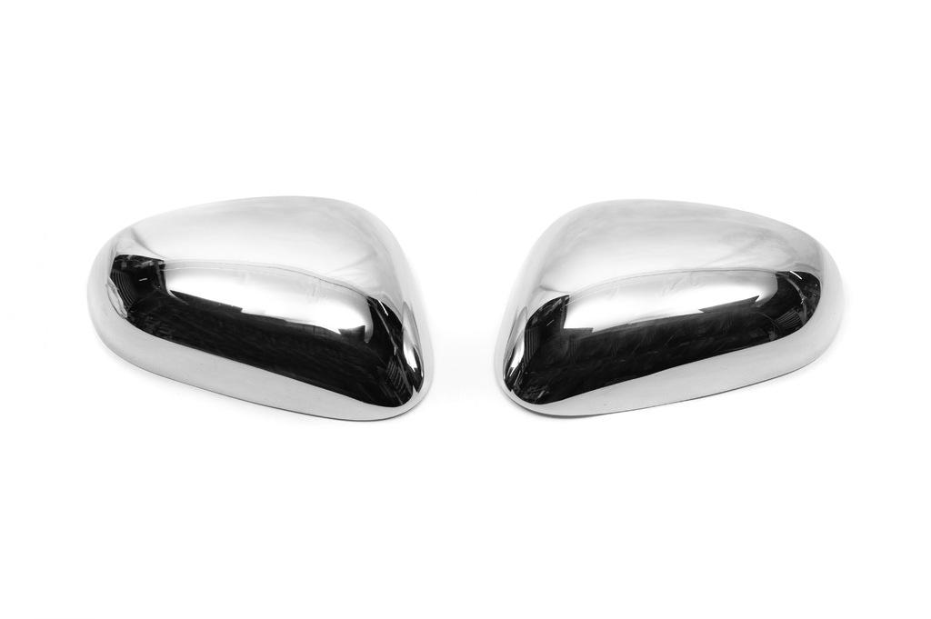 Covers for Mirrors (2000-2010, 2 Pieces, Stainless Steel) OmsaLine - ABS Plastic for Seat Leon