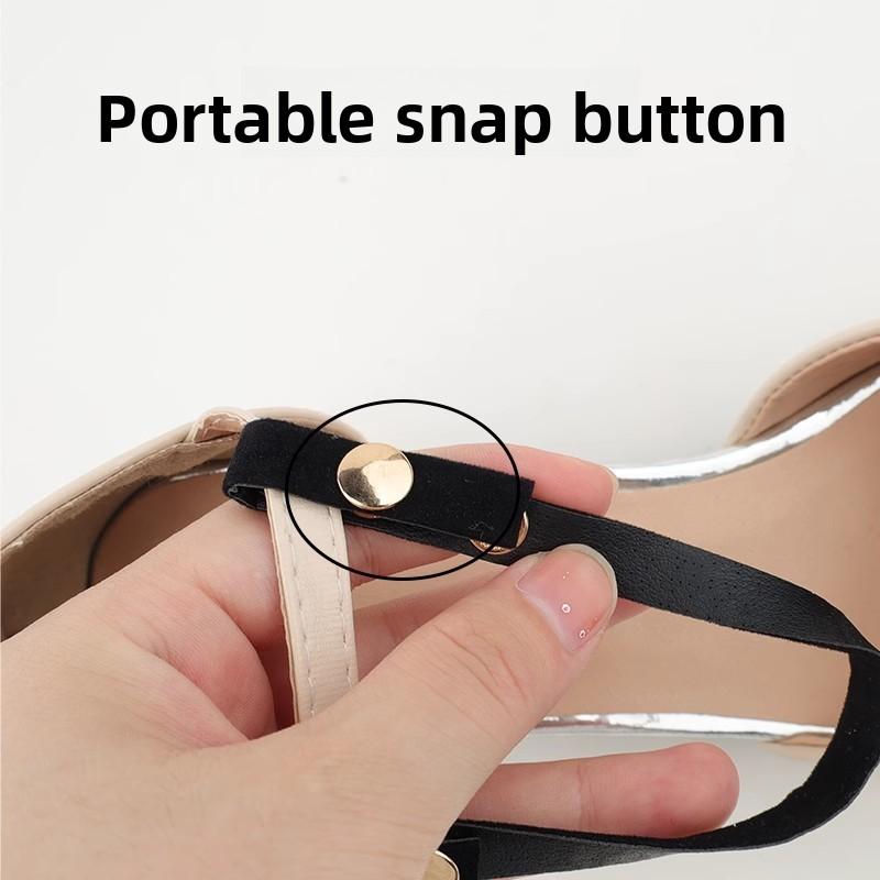 Adjustable Heel Straps for Sandals, Slippers, Large Heel Straps, Fixed Buckles To Prevent Heels From Falling Off, Shoelaces