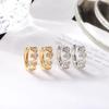 Elegant Heart Shape Earrings: Japanese-Korean Design, Exquisite Craftsmanship, High-End Accessory