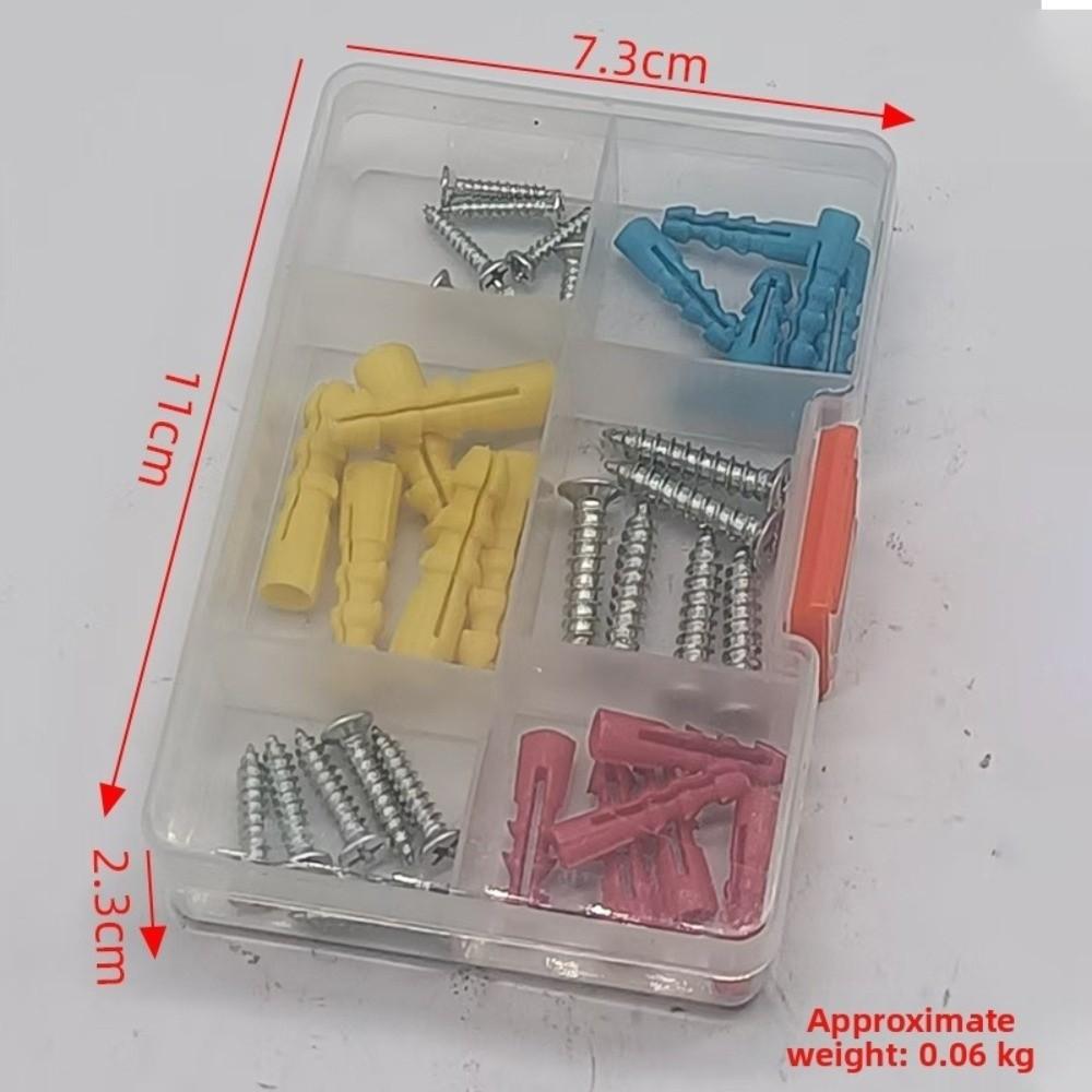 Stainless Steel Expansion Screw Set Ribbed Plastic Electric Tool Screw Set For Electric Tools
