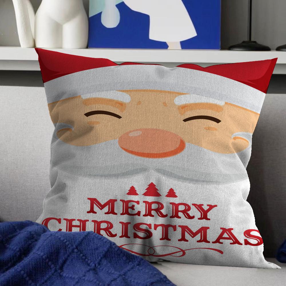 Merry Christmas Pillow Anime Pillow Sofa Bed Head Pillow Cover Cushion Cover 45x45 Cm Fashion