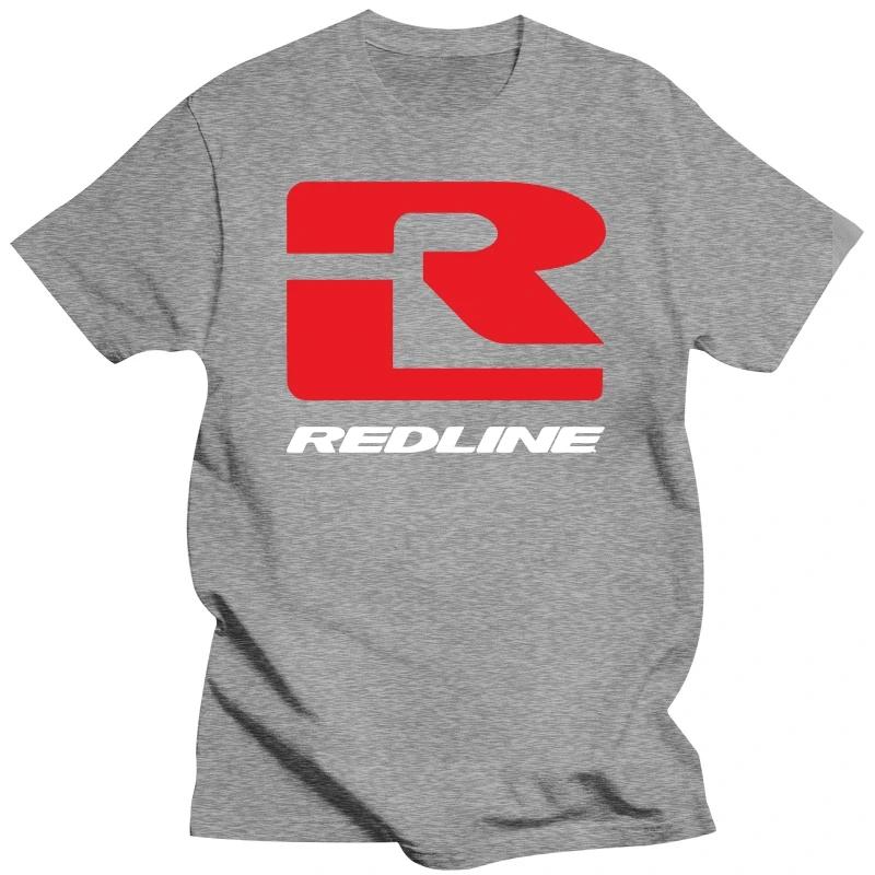 Zomer Harajuku Custom T-shirt Zwaargewicht Informeel Nieuwe Aankomst Vintage REDLINE T-shirt Stijl BMX Fiets Mannen Sportkleding