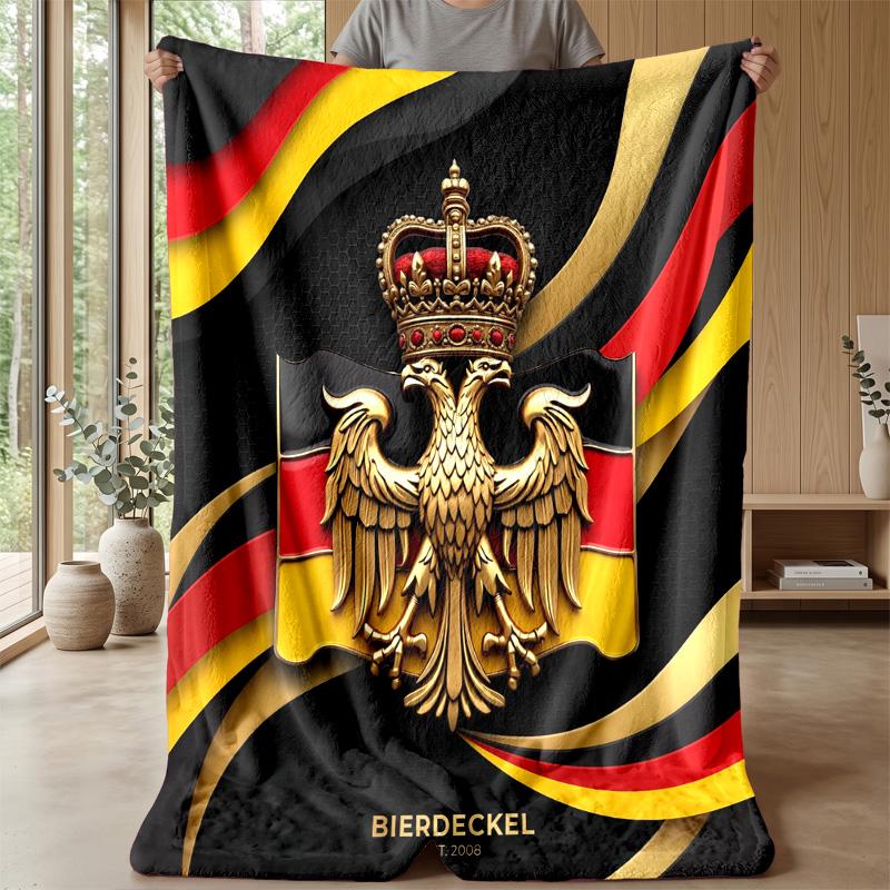 Couverture Flottante Imprimée Football Belgique Douce pour la Peau Chaude Décorative pour Canapé Lit Intérieur Usage Quotidien