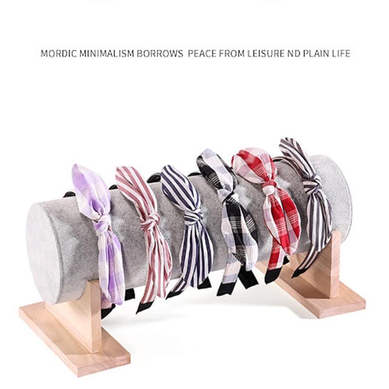Fashion Velvets Headband Organizers Headband Display Stand Hair Accessories Shelf for Hair Accessories Jewelry Bracelets