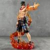 25cm One Piece Anime Figures Ace Action Figure Statue Model Doll Collection Toys Gifts