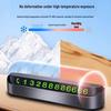 Temporary Glow Parking Phone Number Plate for Cars - Creative Interior Ornament