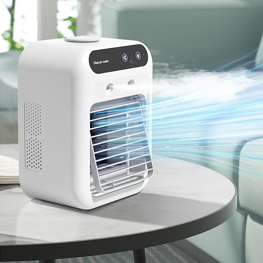 2025 New Upgraded Portable Mini Personal Air Conditioner - Rechargeable 1800mAh, Low Voltage Design, Suitable for Dormitory and Office Use