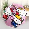 1pc Hello Kitty Automatic Opening/Closing Umbrella with Convenient Three-Fold Design, 8-Bone Iron Frame, Outdoor Umbrella, Ideal Gift for Fans, Travel