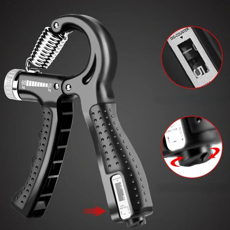 Hand Grips Strengthener Arm Finger Massager Expander Hand Exercise Gym Fitness R-Shape Izable Fit Training Wrist Gripper Men