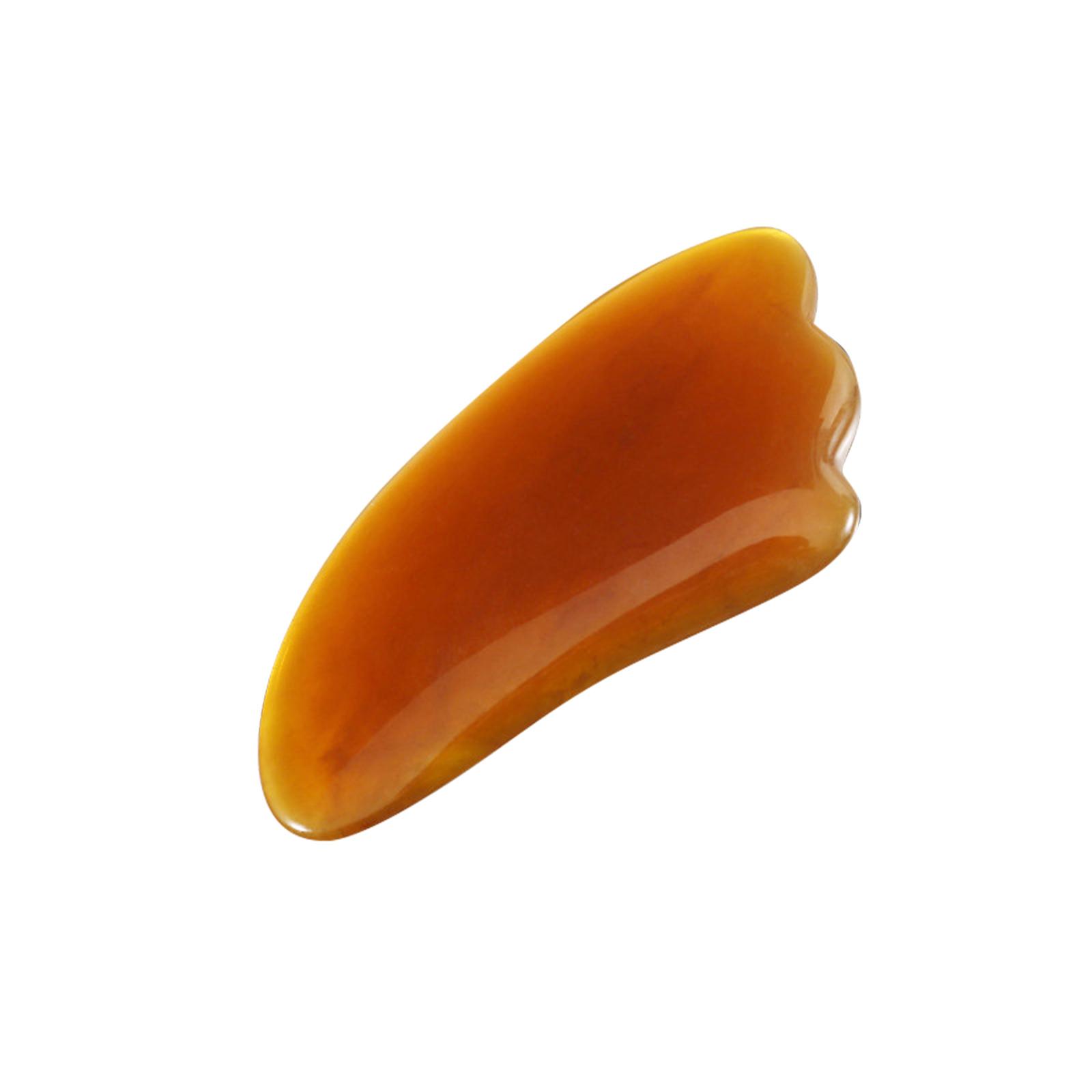 

Инструмент для лица Гуа Ша Доска Гуаша Скребковый массажный инструмент Гуа Ша для ухода за кожей лица Триггерная точка коричневый