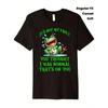 Funny Frog T-Shirt for Men & Women - "It'S Not My Fault You Thought I Was Normal" Slogan with Smiling Green Frog & Dart Design, 100% Soft Crewneck